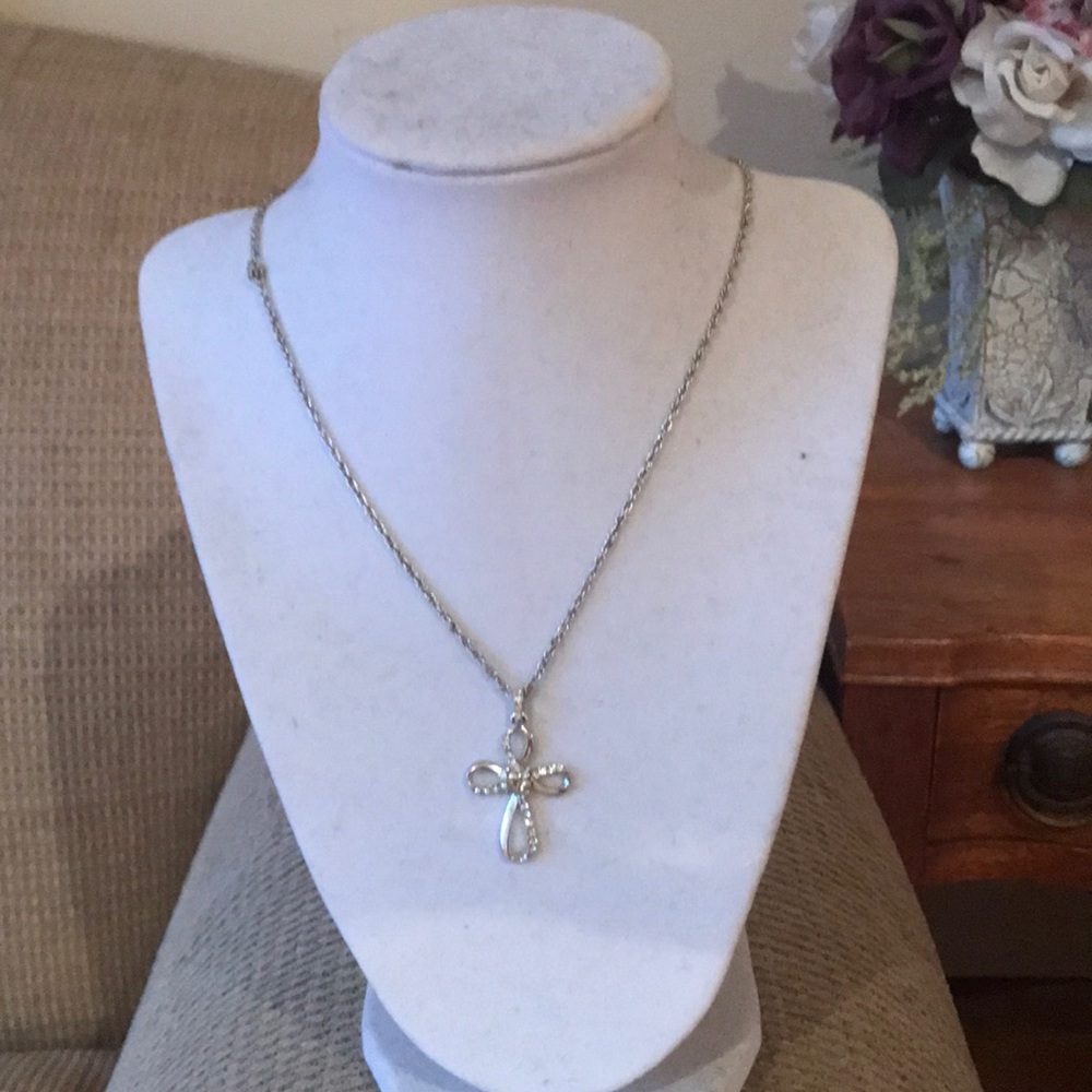 Silver Cross Necklace